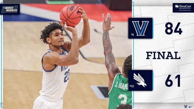 Villanova Advance Over North Texas