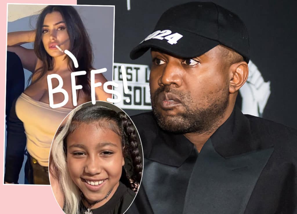 Kanye West’s Daughter Gets Along With Wife Bianca Censori