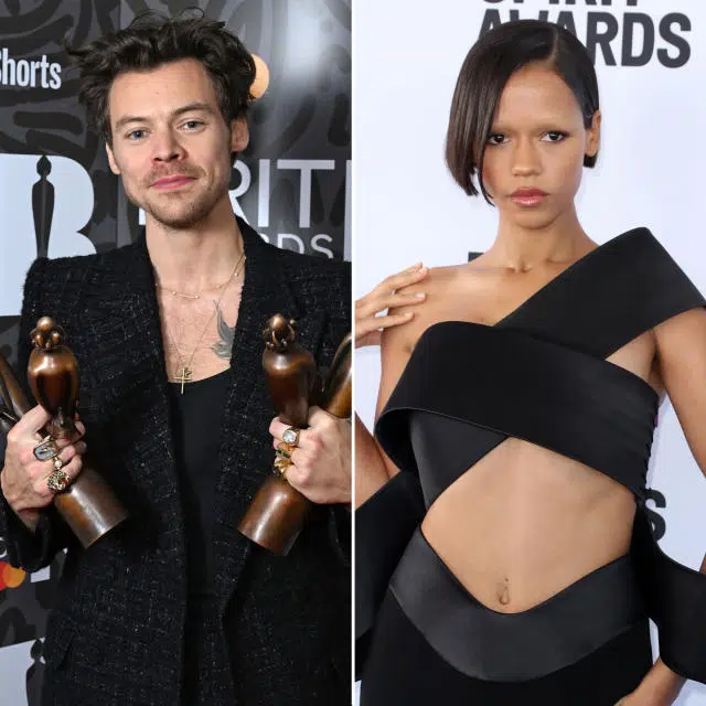 Harry Styles and Taylor Russell