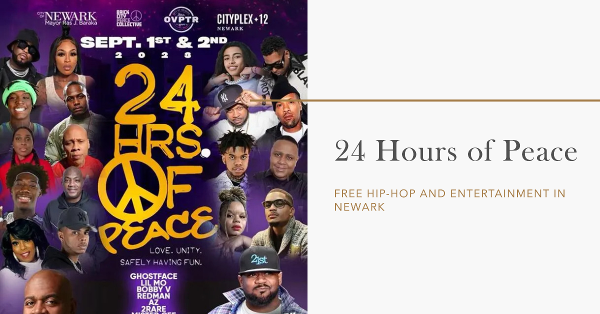 Newark Celebrates 24 Hours of Peace with HipHop, Spoken Word, and More