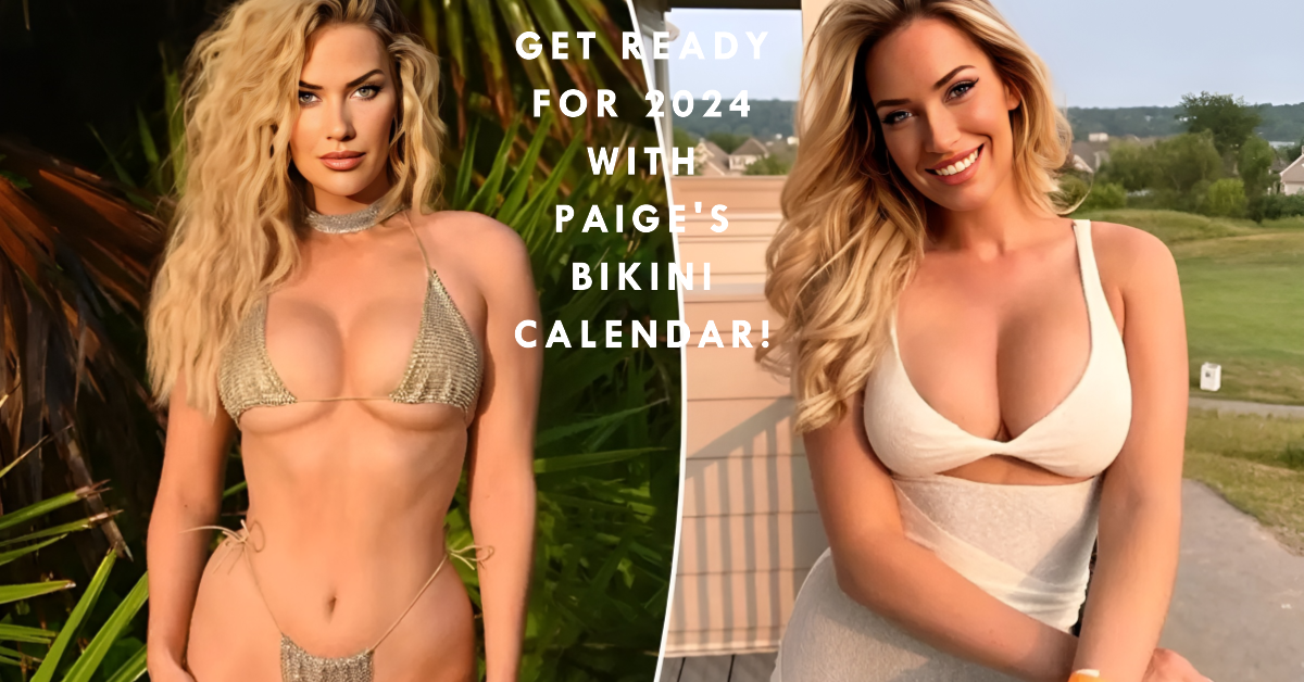 Bikini Clad Paige Spiranac Unveils 2024 Calendar   Influencer Paige Spiranac Releases 2024 Calendar Full Of Bikini Pics 