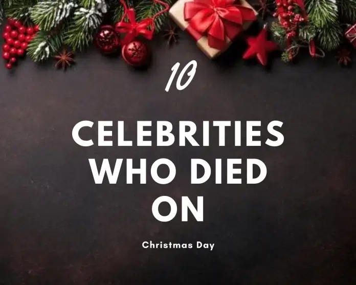 Gone on the Gentlest Night: Stars We Lost on Christmas Day