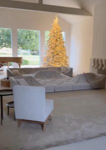 Kim Kardashian's Unconventional Holiday Decor Has the Internet Buzzing 