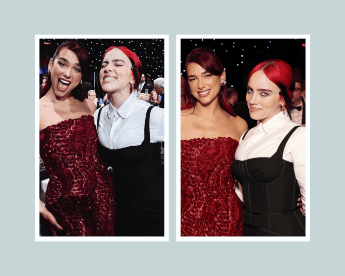 Dua Lipa and Billie Eilish Share a Moment at Critics Choice Awards