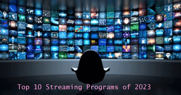 Top 10 streaming programs 2023 US