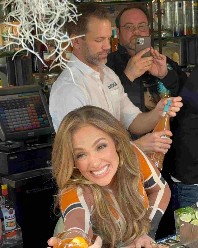 JLo Shakes It Up Behind the Bar: The Star Serves Surprise Cocktails at The Abbey