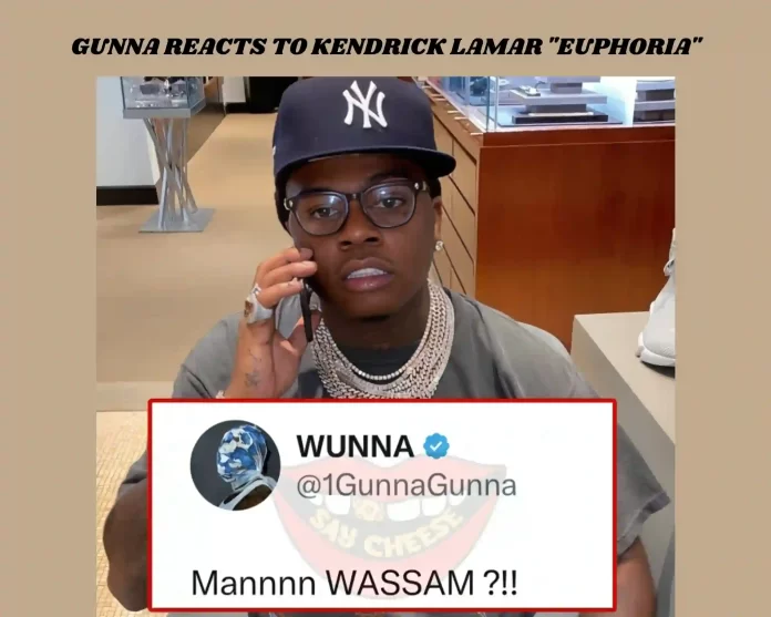 Gunna reacts to 