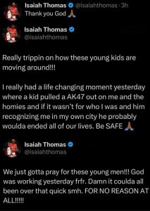 isaiah thomas X deleted post