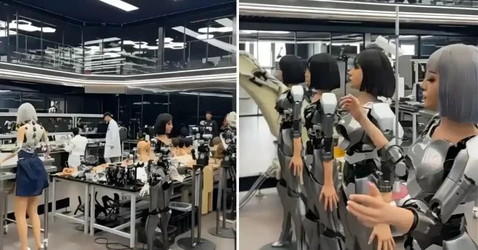 China's human-like robot development