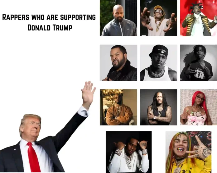 rappers supporting Donald Trump 2024