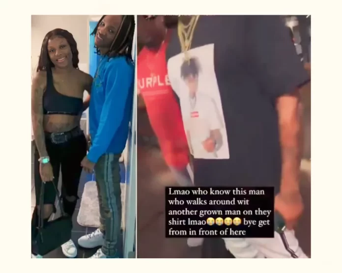 King Von sister goes off on man wearing NBA YoungBoy shirt