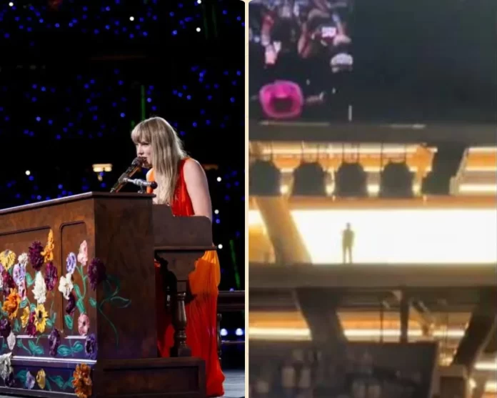 Mysterious figure at Taylor Swift Madrid concert