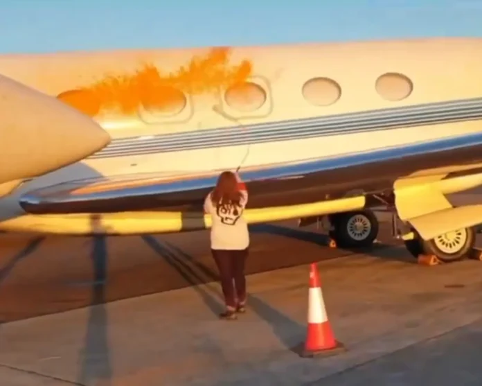 Taylor Swift private jet vandalism