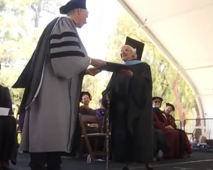105-year-old woman graduates Stanford