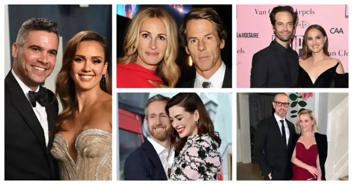 female movie stars who married regular guys