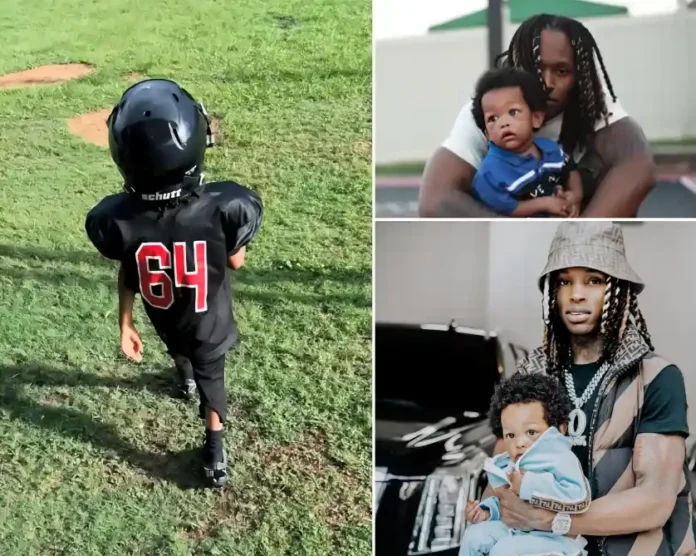 King Von's son honors his dad with a special #64 on his football jersey. Find out the story behind the number.