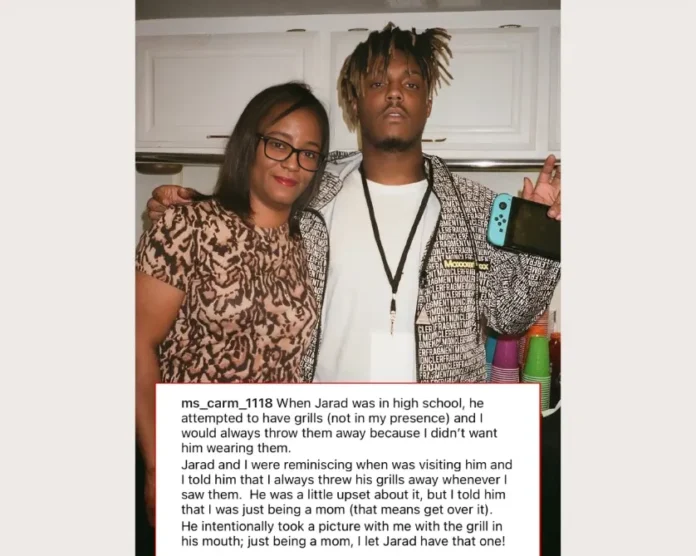 Juice WRLD mom throws away grills