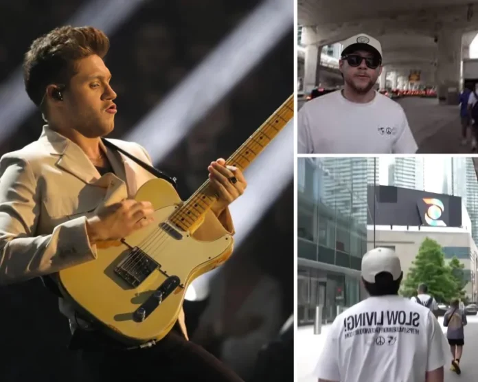 Niall Horan walks to concert due to Toronto traffic