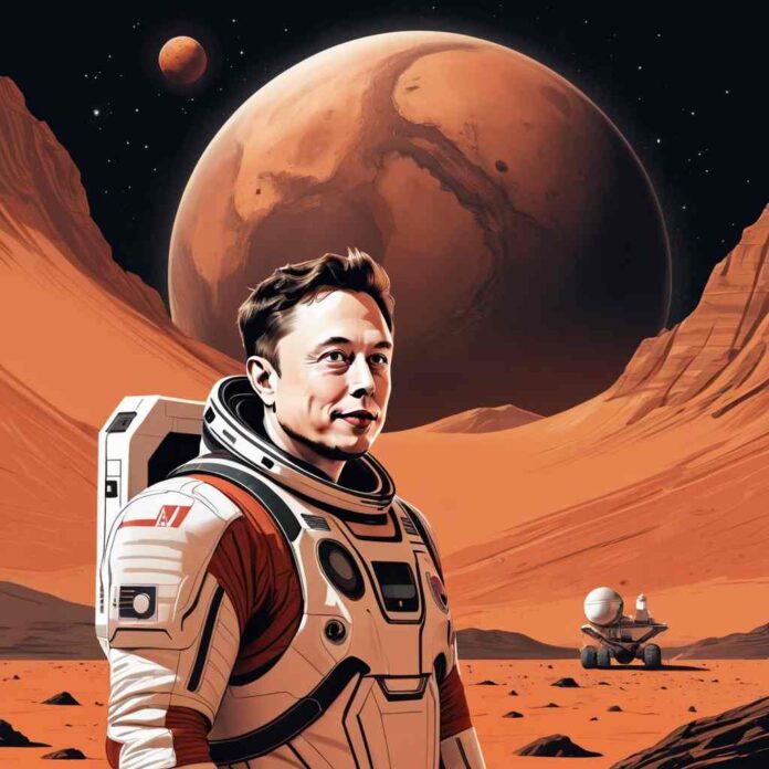 Elon Musk Mars mission game plan