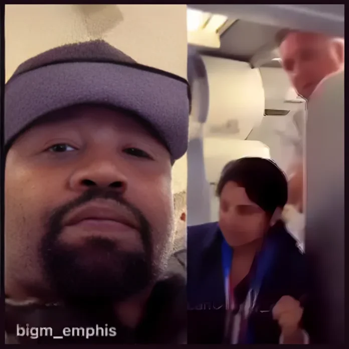 juvenile exits plane after seat change