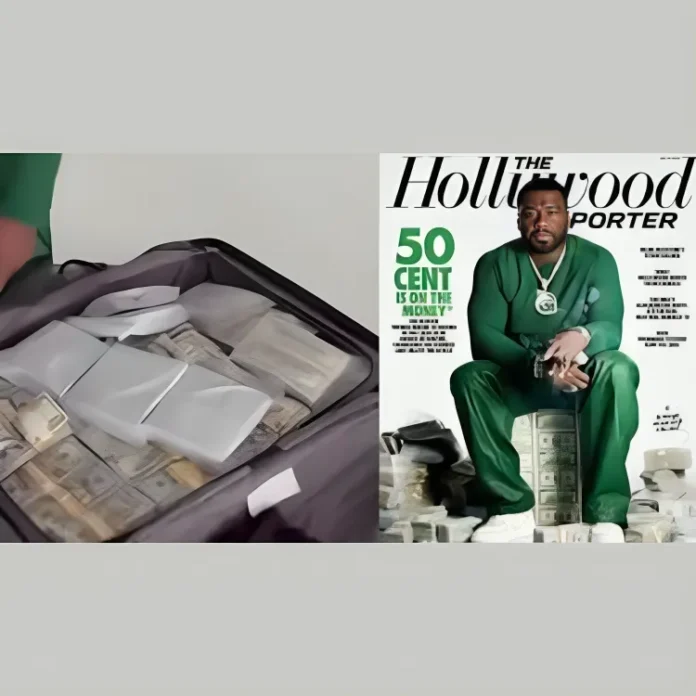 50 Cent brings cash for Hollywood Reporter magazine shoot