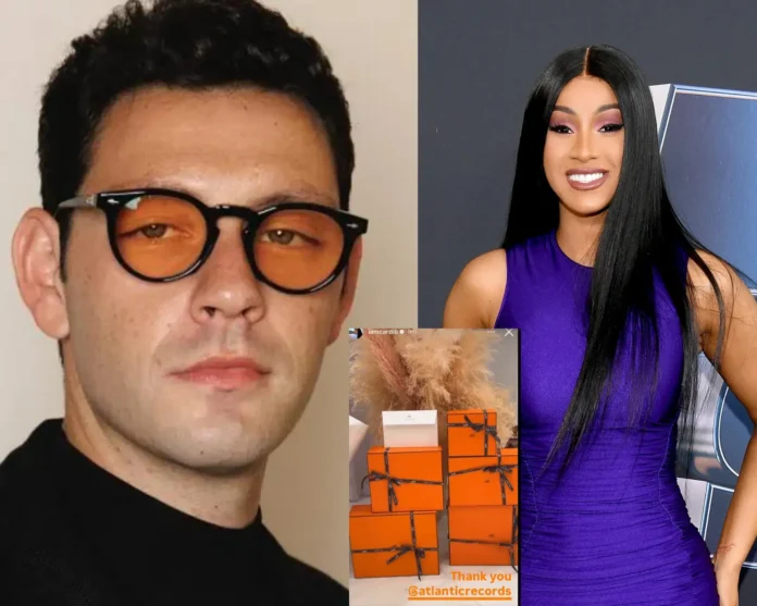 Elliott Grainge CEO of Atlantic Records gifts Cardi Birkin bags