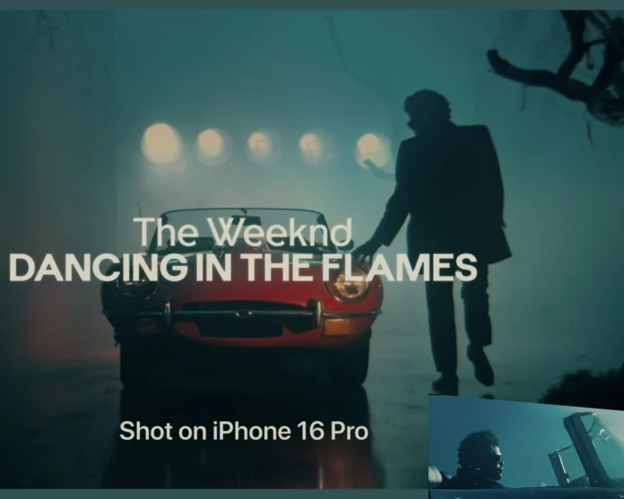 iPhone 16 Pro used in The Weeknd's music video