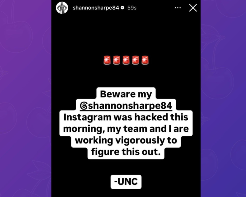 shannon sharpe deleted instagram post