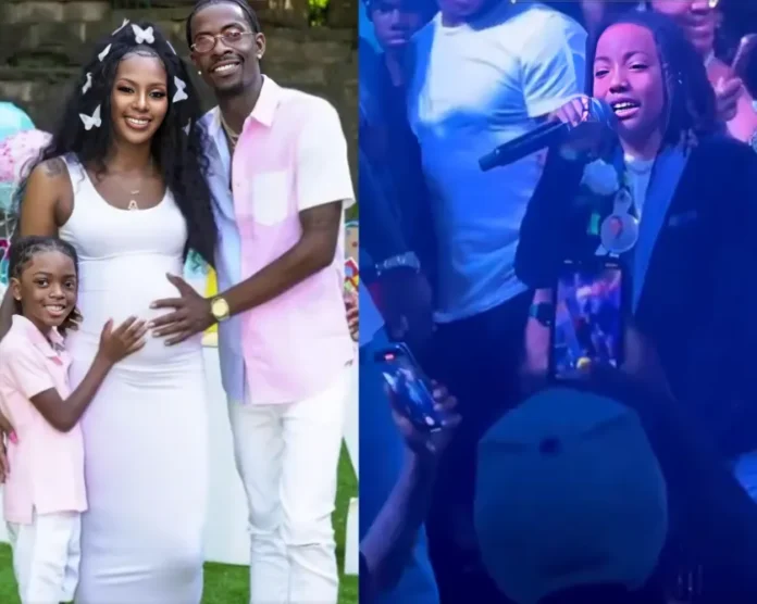 Rich Homie Quan son raps at his funeral