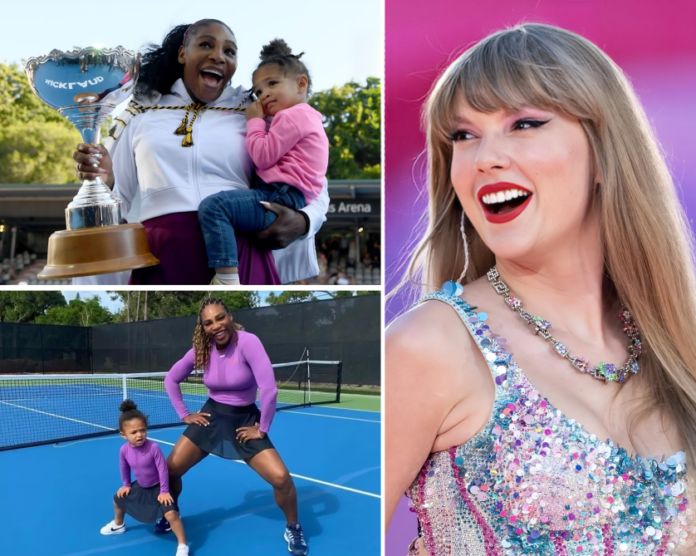 Serena Williams daughter loves Taylor Swift