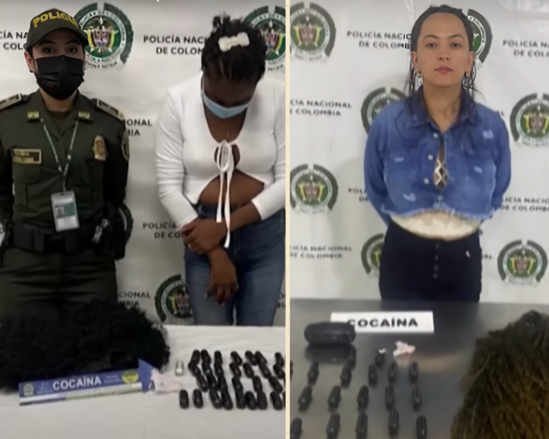  hair extensions used for drug smuggling arrest