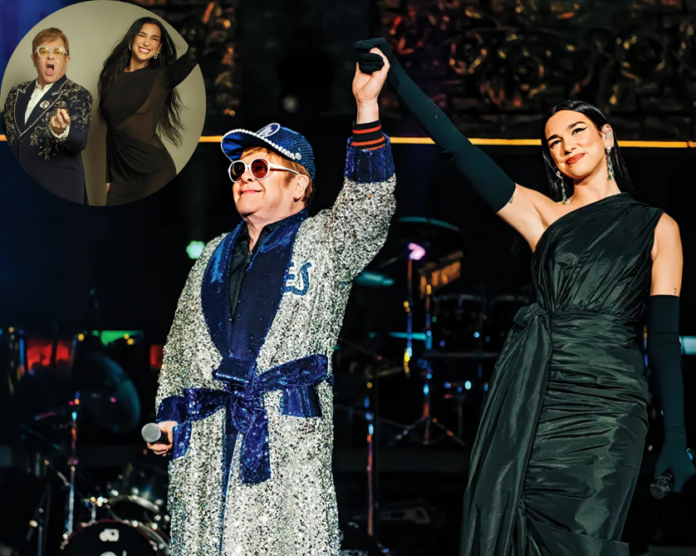 Dua Lipa Elton John Cold Heart performance