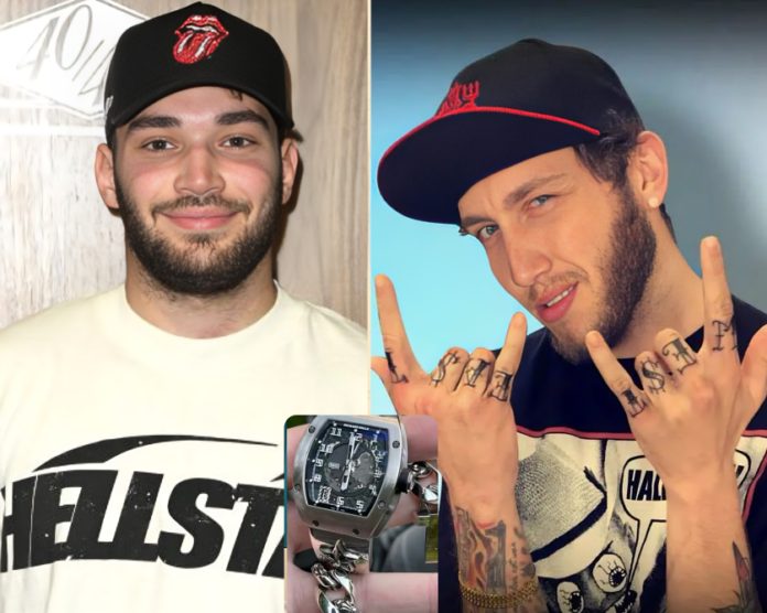 Adin Ross gifts FaZe Banks a Chrome Hearts Richard Mille watch