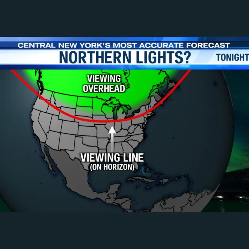 northern lights viewing map