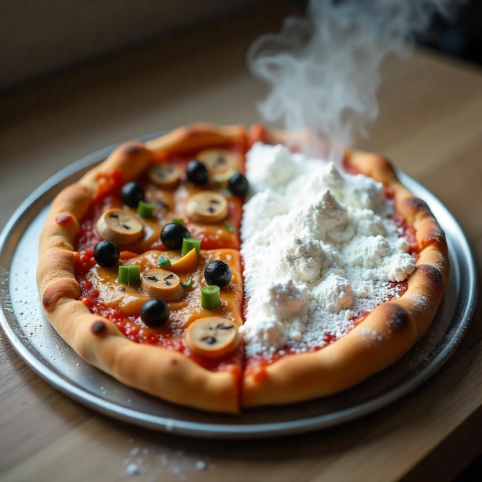 pizzeria raided for selling cocaine side-item