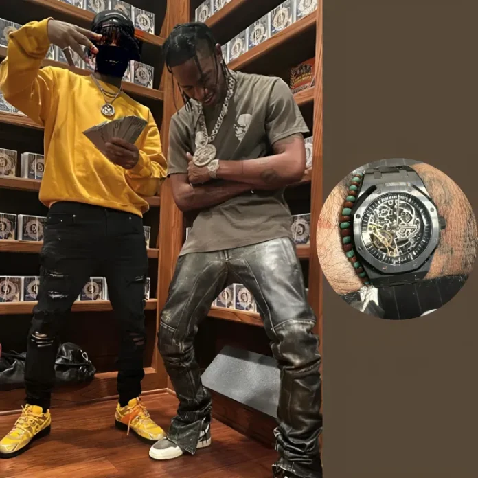 Travis Scott AP watch gift 21 Savage birthday