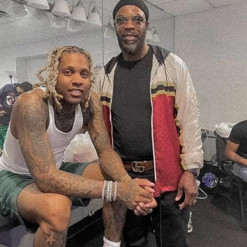 Lil Durk with his father