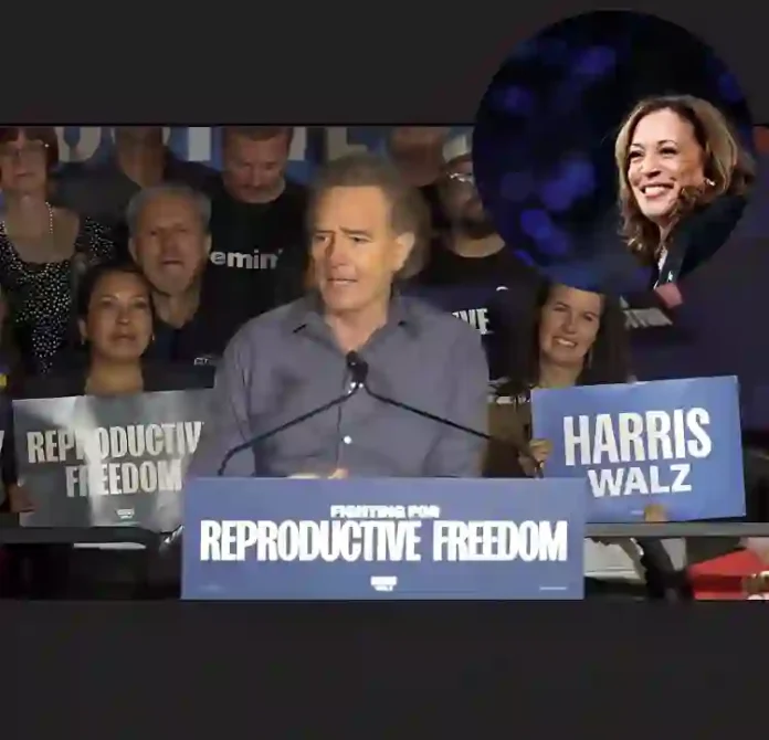 Bryan Cranston endorses Kamala Harris