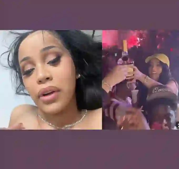 cardi b says never drinking again