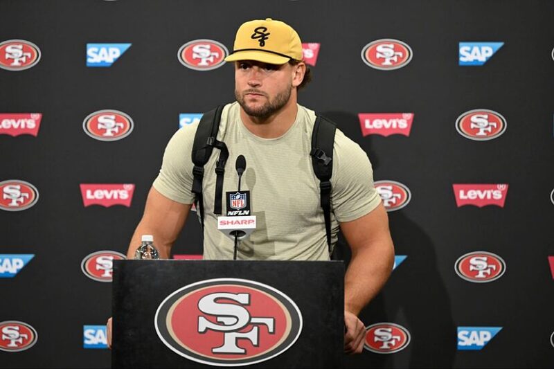 MAGA hat NFL policy Nick Bosa incident