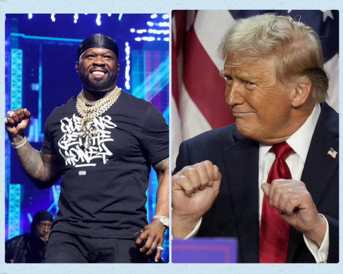 50 Cent congratulates Donald Trump on election win