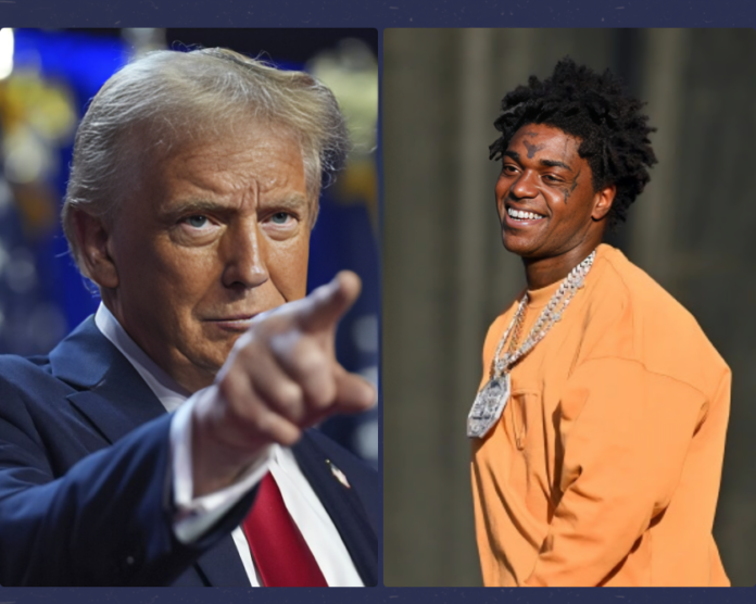 Kodak Black Donald Trump recent rally photos