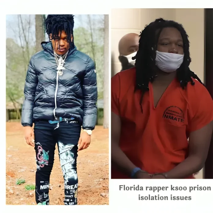 Florida rapper ksoo prison isolation issues