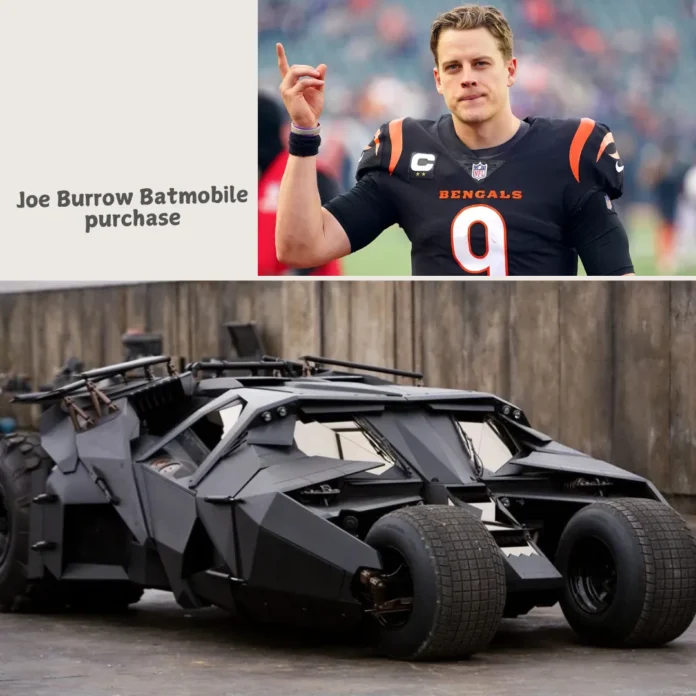 Joe Burrow Batmobile purchase