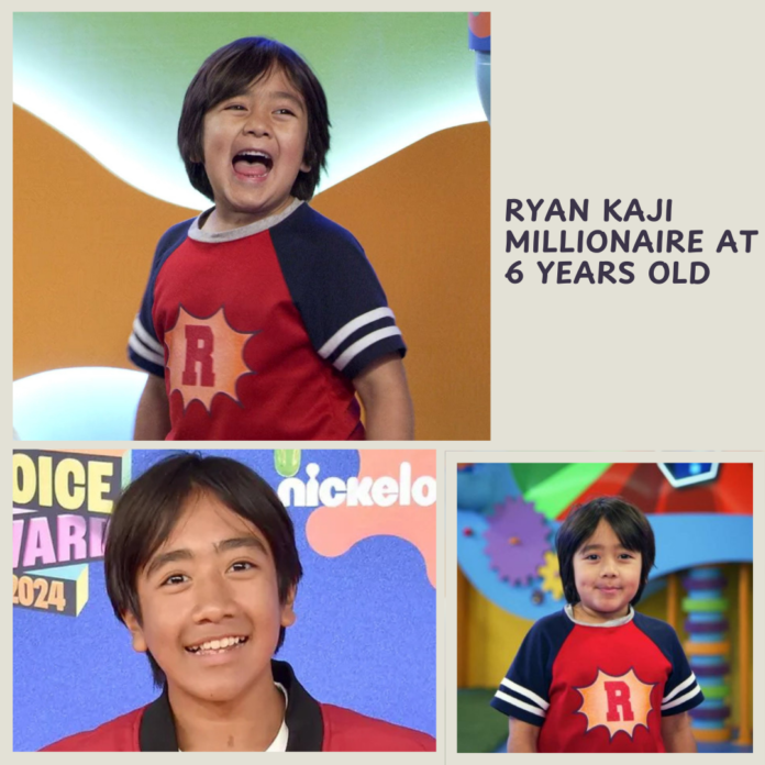 Ryan Kaji millionaire at 6 years old